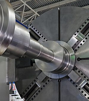 large metal machinery used for fabricating steel in industries